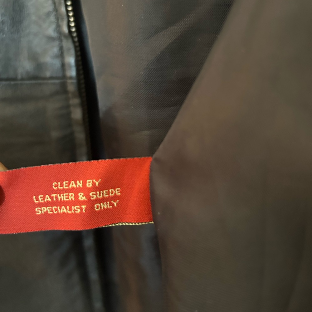 Vtg Max Usa Men's Basic Leather Jacket - image 3